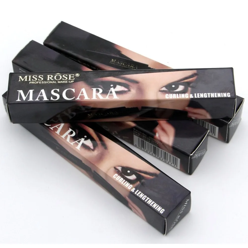 Jual Modis Wanita Alami Maskara Hitam Tahan Lama Tahan Air Serat Sutra Memanjang Curling Bulu Mata Alat Make Up