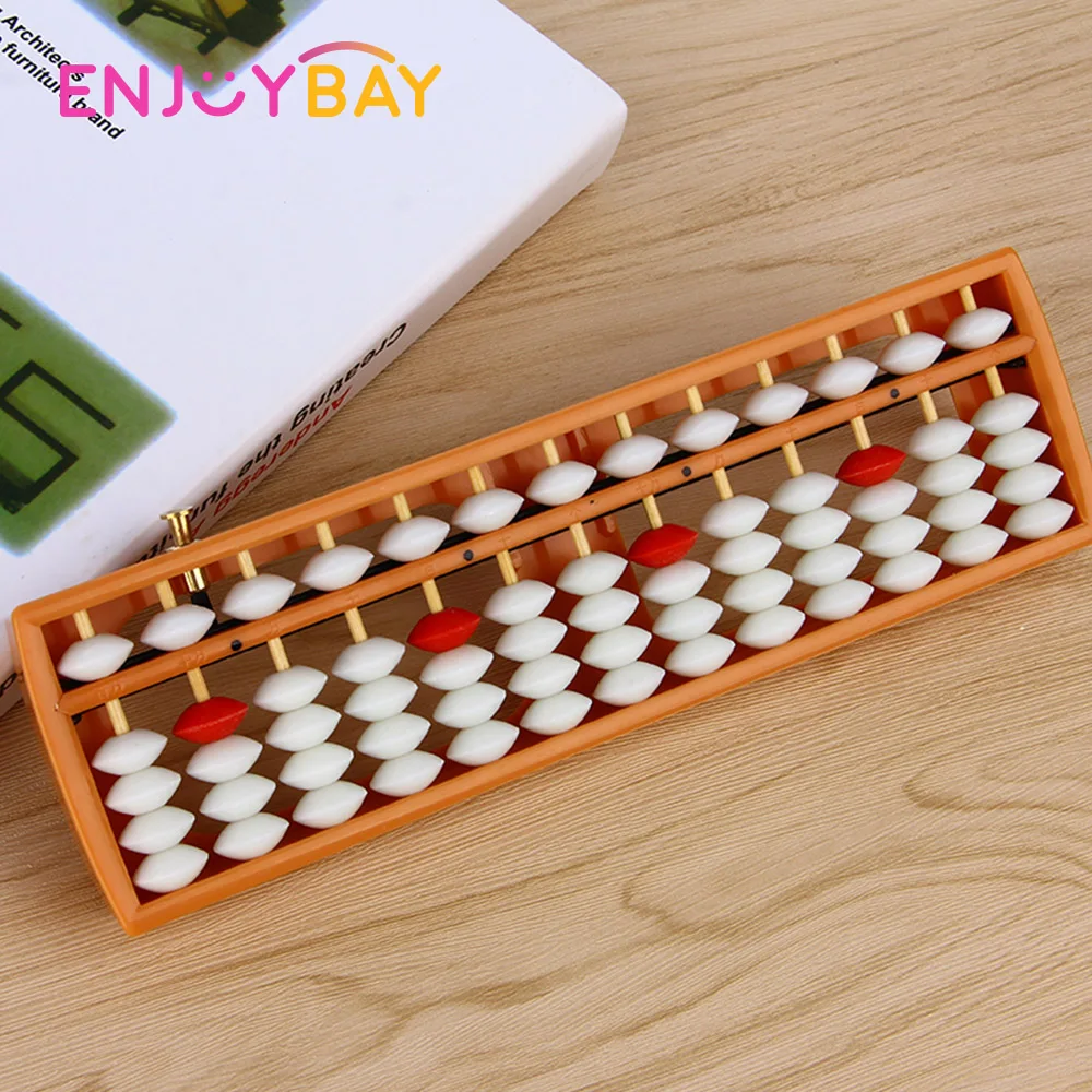 

Plastic Abacus Toys w/ Liquidator 13 Digits Arithmetic Soroban Math Calculator Kids Learning Educational Caculating Toy