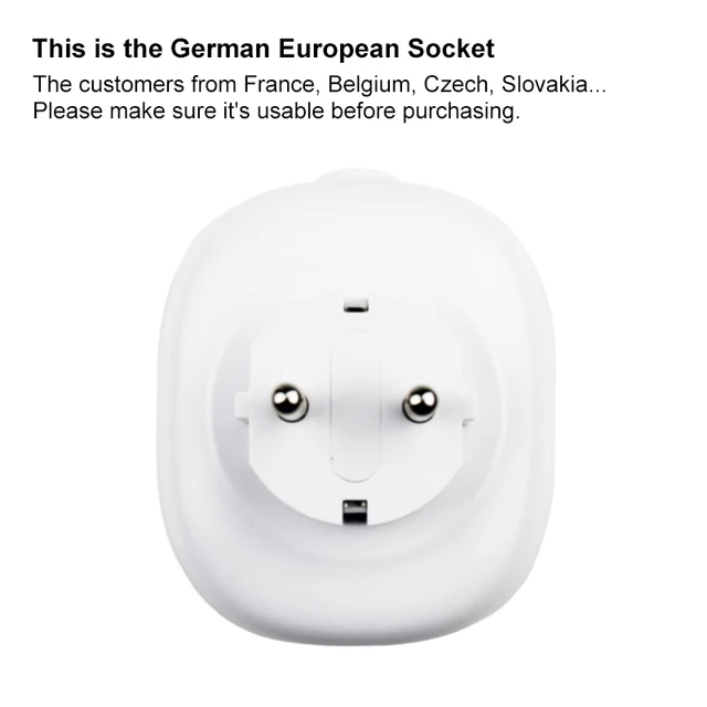 2018 New Mini Wifi Smart Socket EU Power Plug Mobile APP Remote Control Energy Monitor Works with Amazon Alexa Google Home