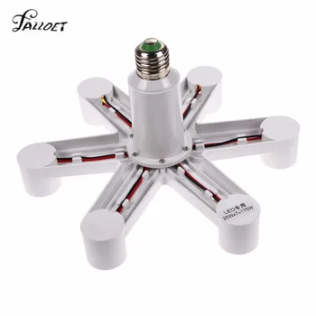 

1 To 7 e27 Lamp Holder E27 Socket Base LED Lamp Light Socket Base Bulb Splitter Holder Converter Dropshipping