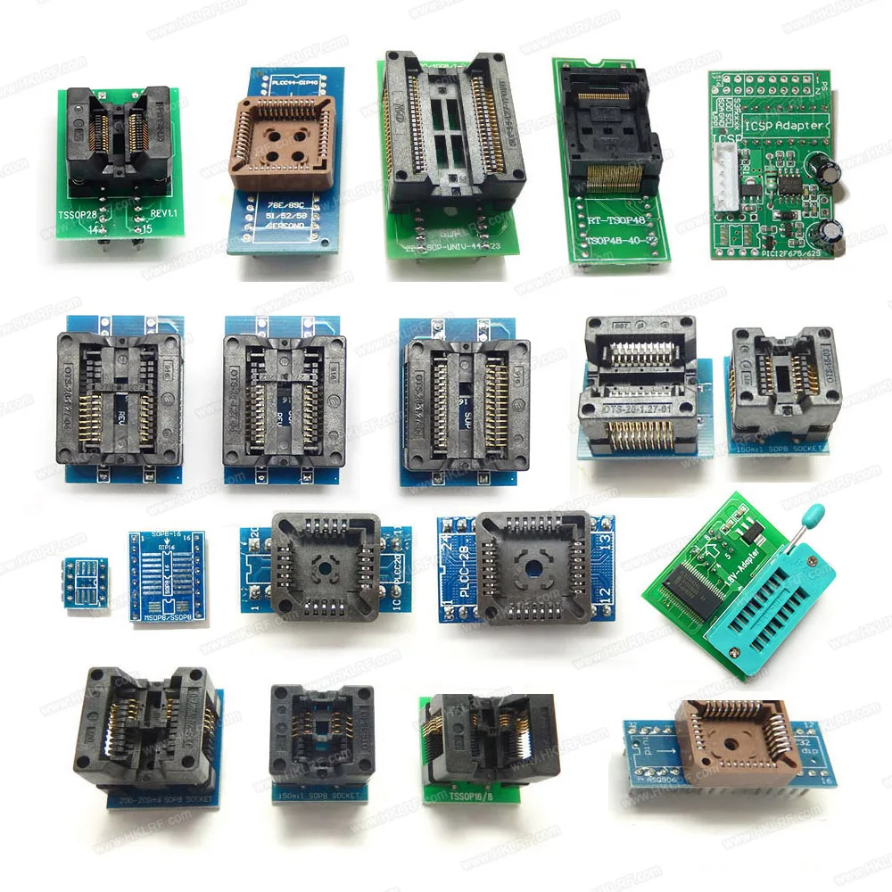 RT809H Универсальный EEPROM USB программатор+ 45 адаптеров BGA64 TSOP48 с всасывающей ручкой+ SOP8 клип лучше, чем RT809F программатор