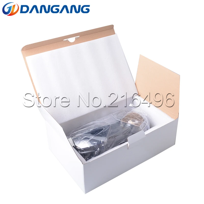 LED Headlight High/Low Beam with Angel Eyes DRL