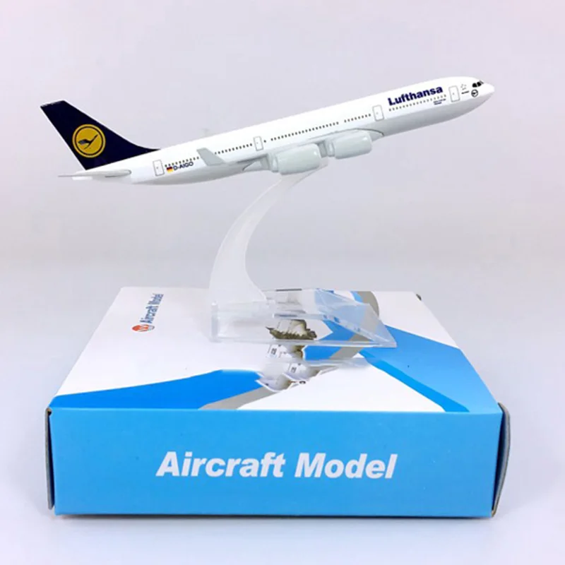 16 см масштаб 1:400 немецкий самолет Lufthansa модель самолета аэробуса 340 A340 базовый