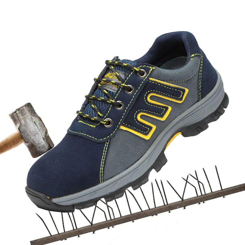 

Leather Labor Protection Shoes Steel Baotou Anti - piercing Wear - resistant Insulating Protective Shoes Safety shoes