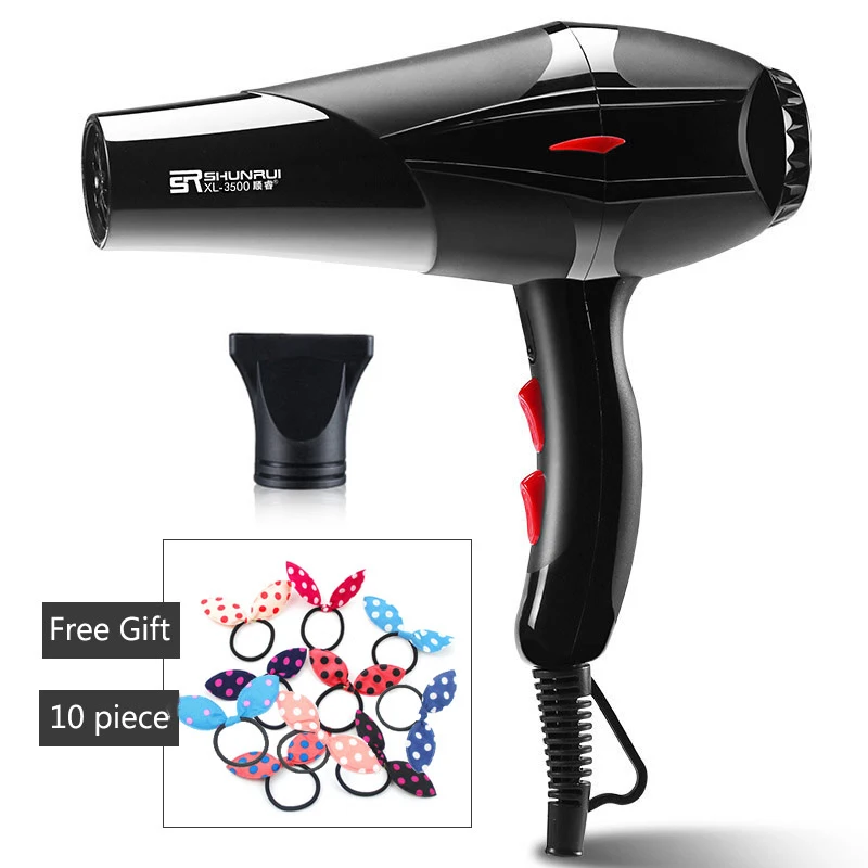 Online Listrik Yang Kuat Pengering High Power Rambut Pengeringan Mesin dengan 10 Hadiah Gratis Blue Anion Dryer Baru dan Kualitas Tinggi rambut Rambut Blower