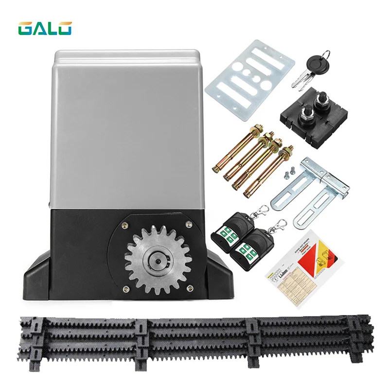 220VAC 800kg Remote Control Automatic Sliding Gate Motors automatic Sliding Gate Opener Engine 