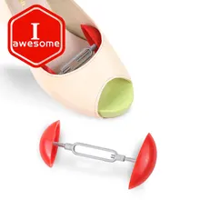 2PCS Good quality Portable Mini ABS Aluminum Shoes Stretchers Width Extender Adjustable Shoe Aid Men Women Shoe Trees 1 pair shoes trees expanding wide of shoes flats support device shoes trees adjustable shoe stretchers for women zh541