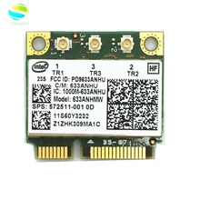 Wifi 633AN 633ANHMW 6300AN Половина мини PCIe Wlan Беспроводная Wifi карта 450 м FRU: 60Y3233 для IBM Y460 X230 X220 T410 T420