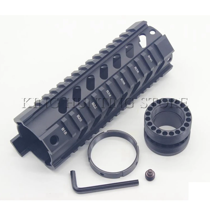 7-дюймовый Длина Carbine Free Float Quad рейку Системы винтовка Handguard для M16 M4