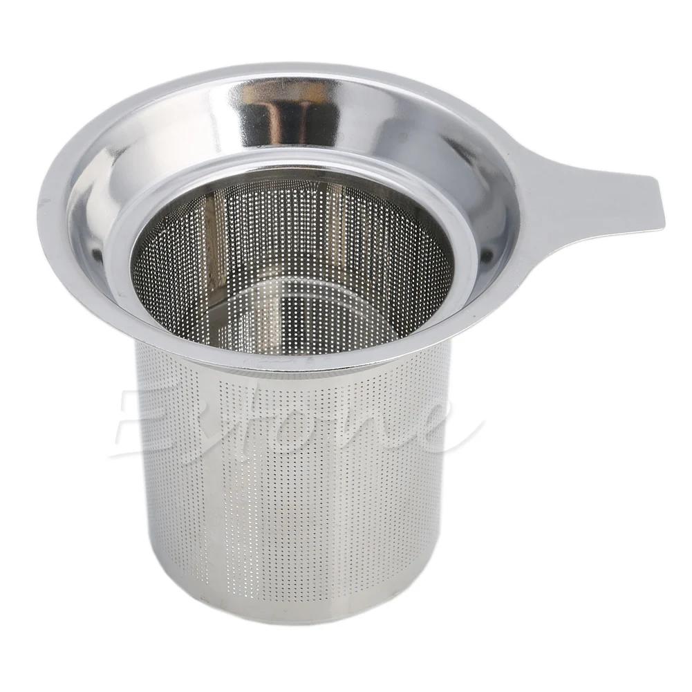 

Popular Stainless Mesh Tea Infuser Reusable Strainer Loose Tea Leaf Spice Filter