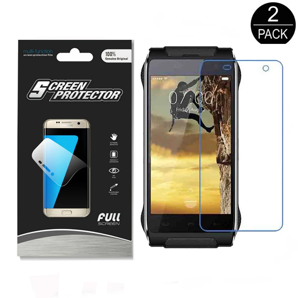 

2Pack For HOMTOM HT20 7H Super Anti-shock Soft TPU Screen Protector proof Shock Absorption Protection Screen film For HT20 Pro