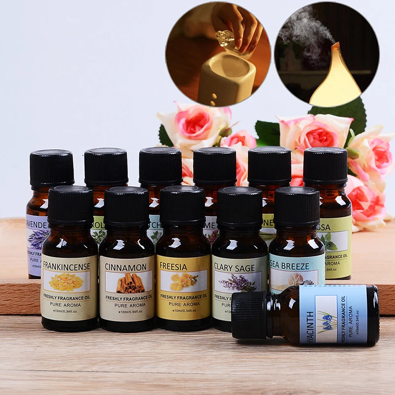 

10ml Essential Oils Oil For Aromatherapy Diffusers Pure Essential Oils Organic Body Relax Skin Care Help Sleep
