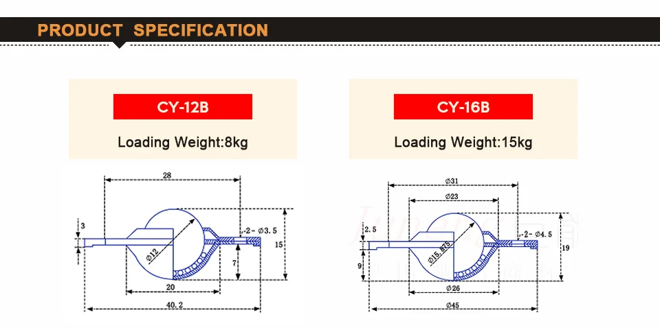 Транспортировочный ролик из углеродистой стали CY-12B/CY-16B/CY-19B/CY-22B/CY-38B блок на шарикоподшипниках