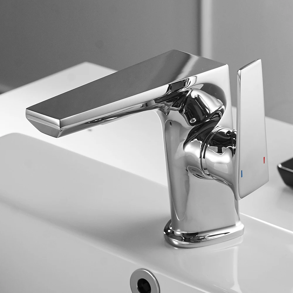 Basin Faucet Retro Black Faucet Taps Bathroom Sink Faucet Single Handle Hole Deck Vintage Wash Hot Cold Mixer Tap Crane 588009