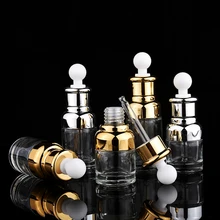 1 шт. стеклянная капельница для ароматерапии, жидкая капельница для эфирного Пипетка для масел, бутылочки многоразового использования, 20-50 мл, высокое качество