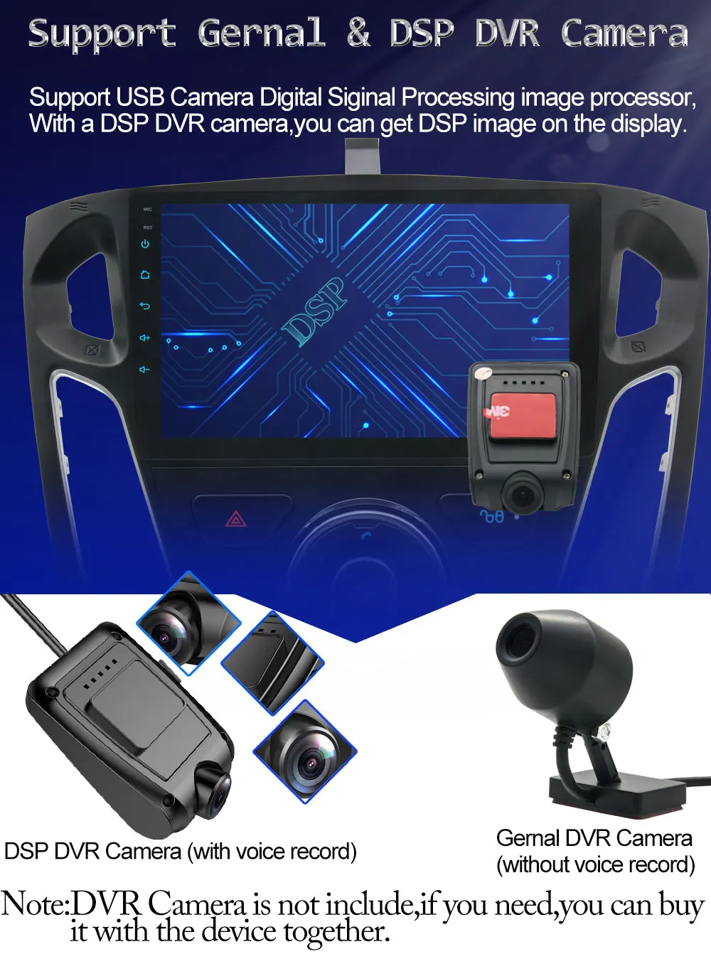 Clearance 9 inch 1024*600 4GB RAM Octa Core Android 8.0 Car DVD Multimedia For Ford Focus 3 2012-2015 Car Radio Bluetooth GPS Navigation 10