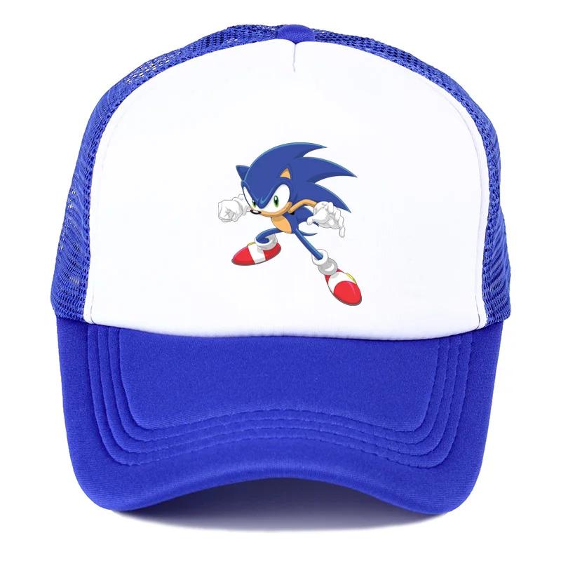 Популярная Игровая анимация Sonic Ежик летние сетки для молодежи дышащая
