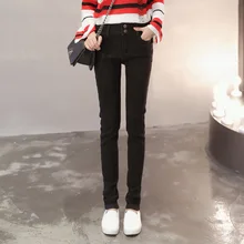 Damskie Spodnie Z Dziurami Mulher calca Feminina Celana Wanita Mulheres Primavera Verão Xadrez Slim Fit Cotton Denim jeans Calças