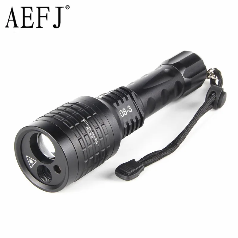 

3 in 1 flashlight red Green Laser Flashlight Pointer light Tactical Hunting Adjustable flash light lazer Lantern+battery+charger