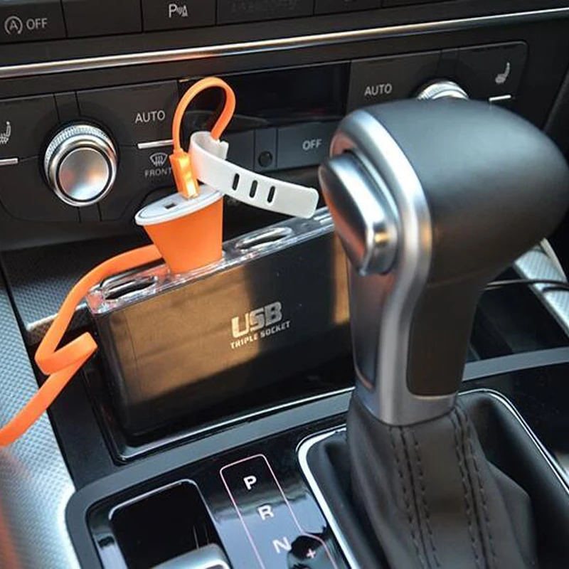Автомобильное зарядное устройство usb для мобильных телефонов 3 дюймового экрана