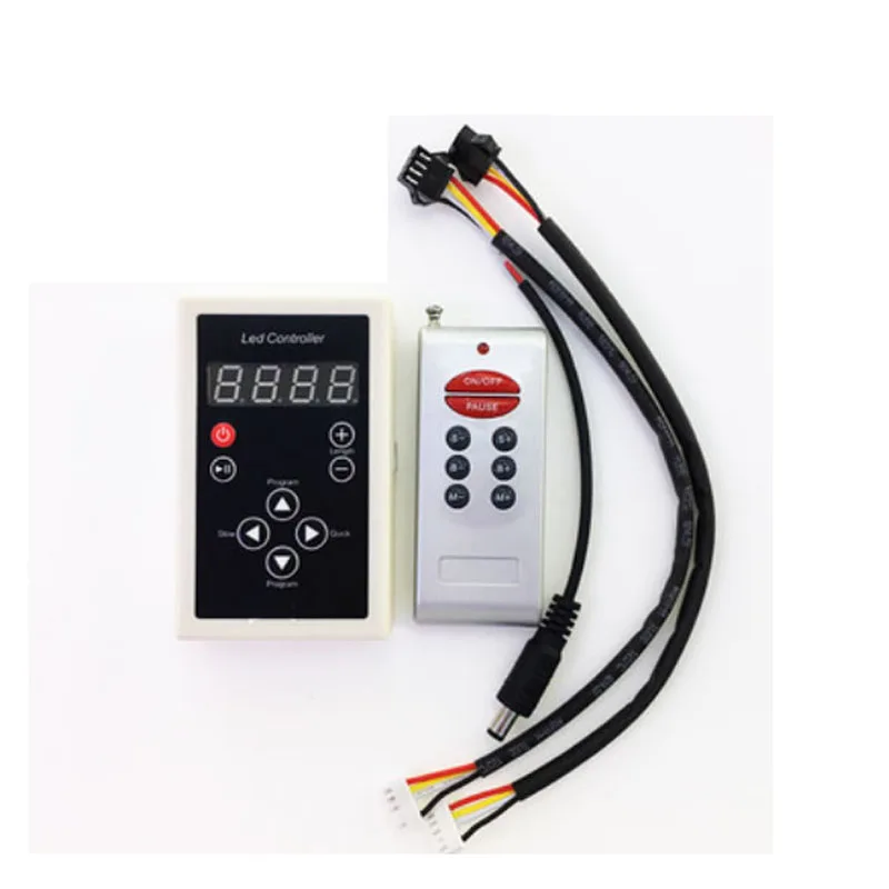 133 Изменение 6803 RF контроллер Мечта Magic Цвет чеканка 5050 RGB Светодиодные ленты DC12V