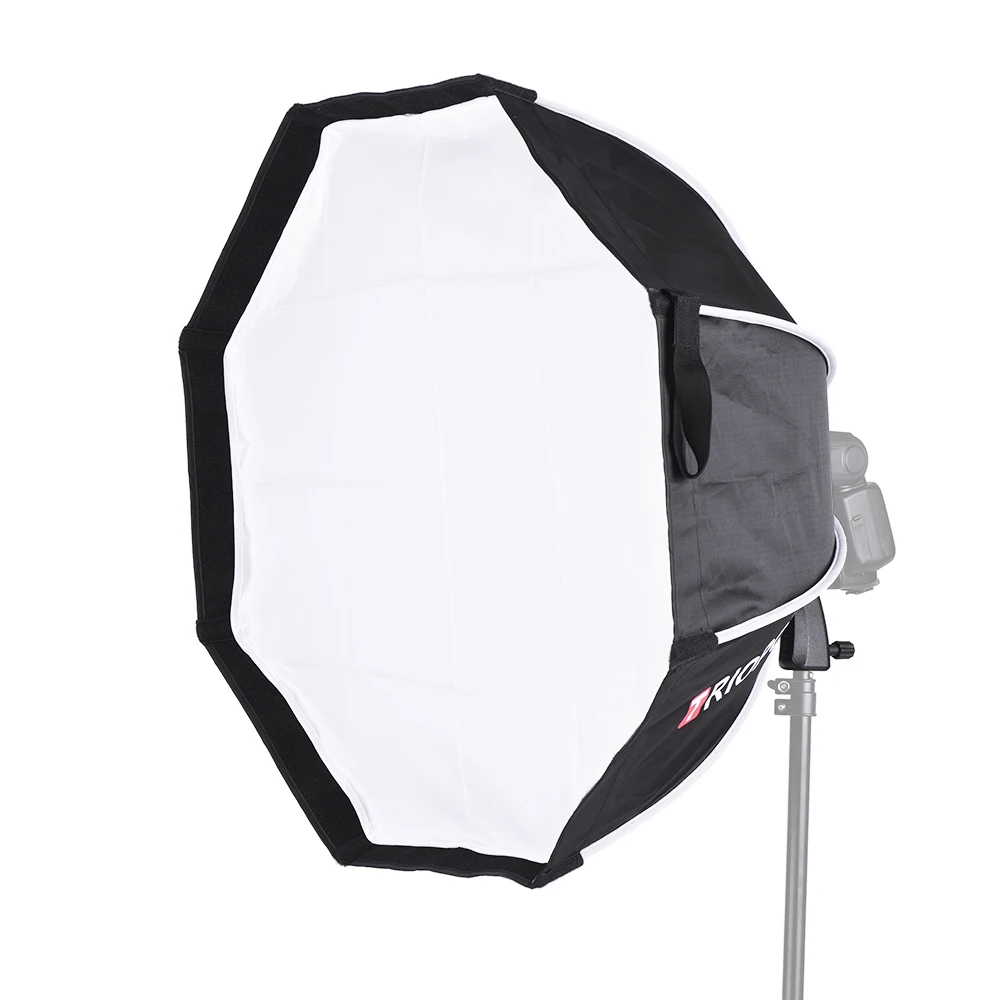 

TRIOPO 65cm Foldable 8-Pole Octagon Softbox with Soft Cloth Handle for Godox Yongnuo Andoer On-camera Flash Light