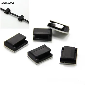 

KEITHNICO 30Pcs Driving Recorder Cable Holder Fixer Clips Organizer Adhesive Charger Line Clasp Clamp Cable Winder For Car GPS