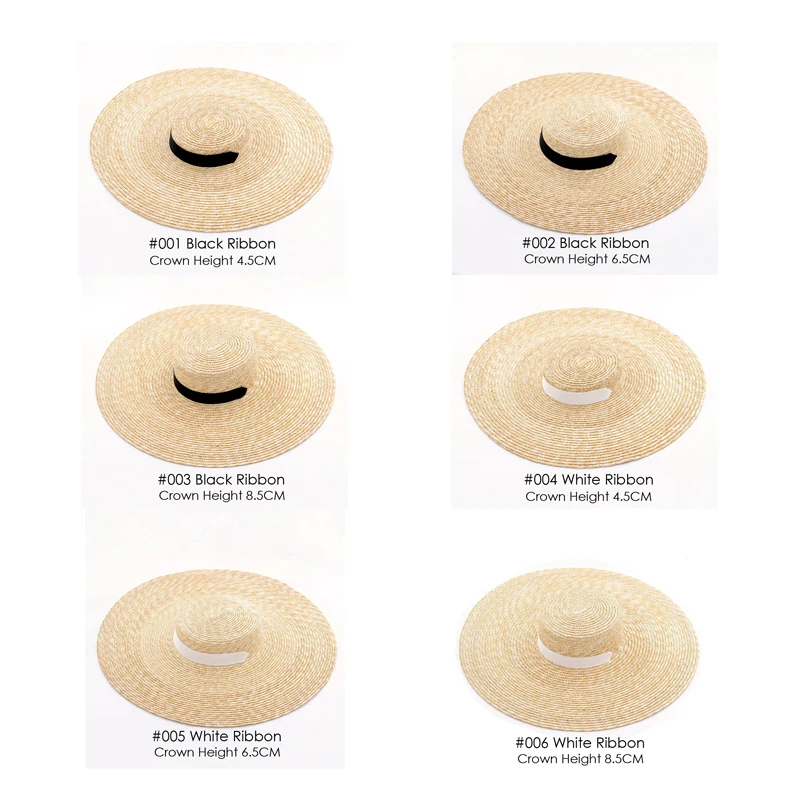 Wide Brim Hat Summer Beach Wheat Straw 