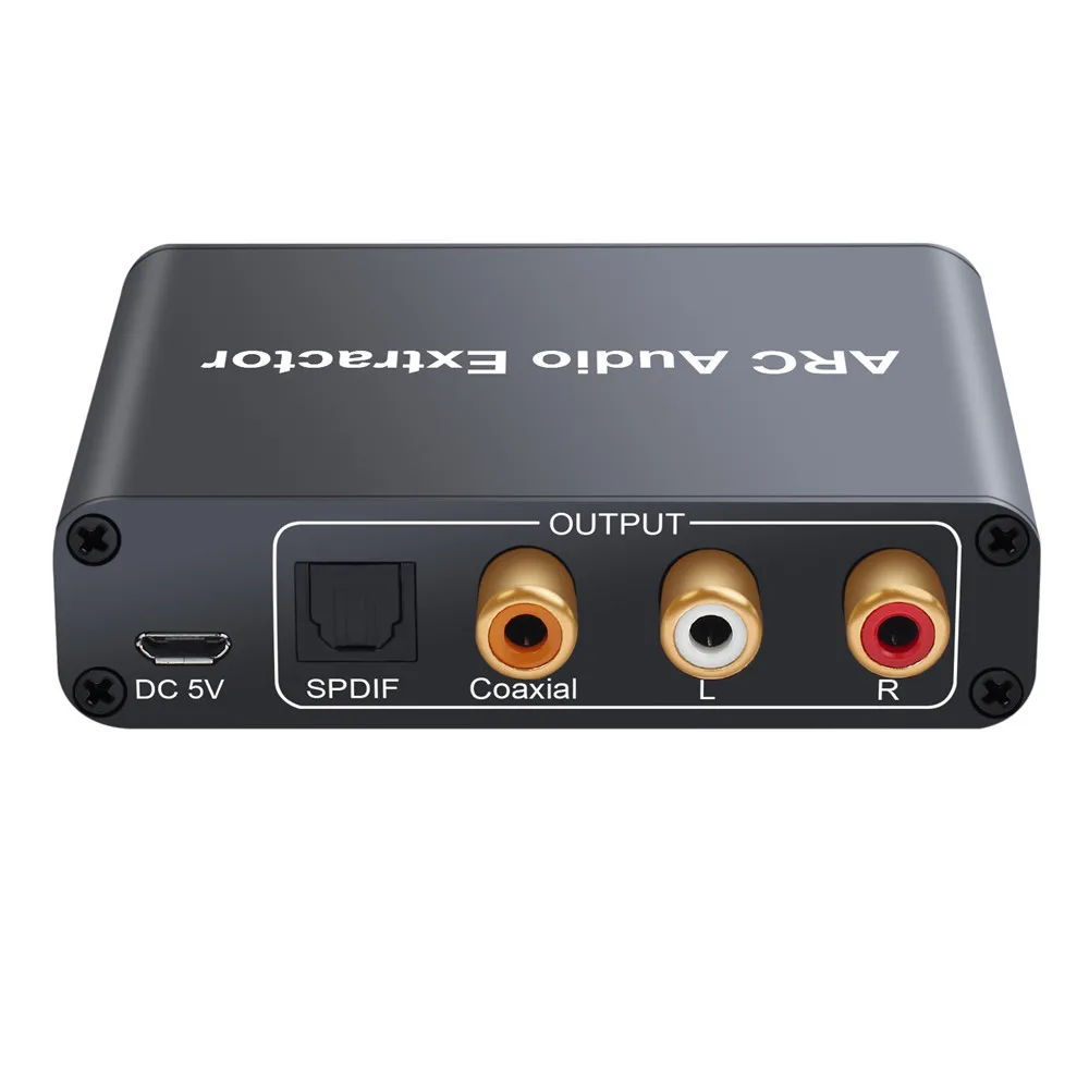 192 кГц HDMI аудио ARC экстрактор HDMI ARC к Toslink+ коаксиальный+ L/R конвертер аудио возвратный канал адаптер SPDIF аналоговый для ТВ