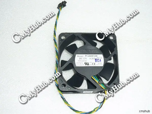 Для Foxconn PVA060F12H -P01-AE 27CFM K650T-A00 E231557 6020 DC12V 0.20A охлаждающий вентилятор | Компьютеры и