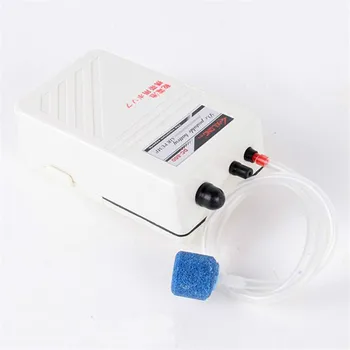 

2W Aquarium Air Pump Single Outlet Silent Fish Tank Oxygen Aerator Battery Operated Air Pump Oxygen Compressor