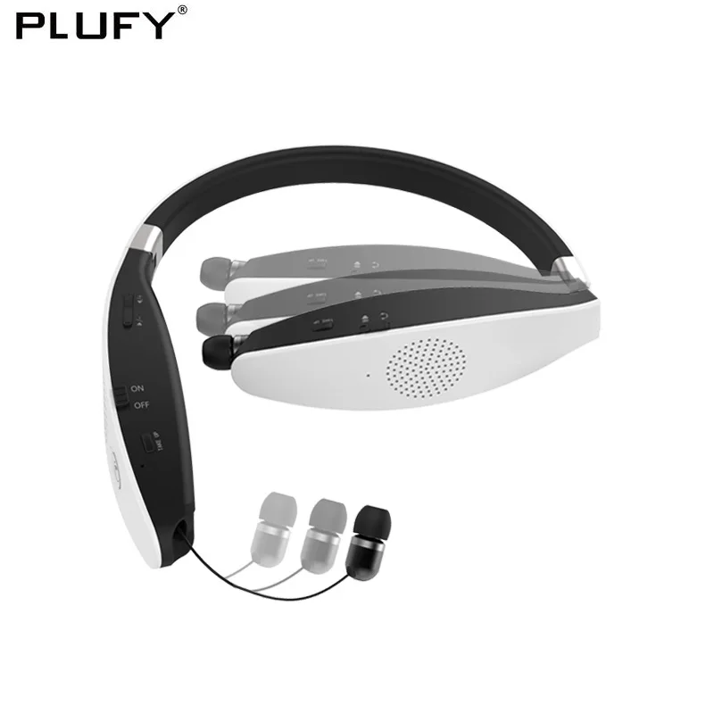Беспроводные наушники PLUFY Bluetooth CSR4.1 спортивная гарнитура с басами
