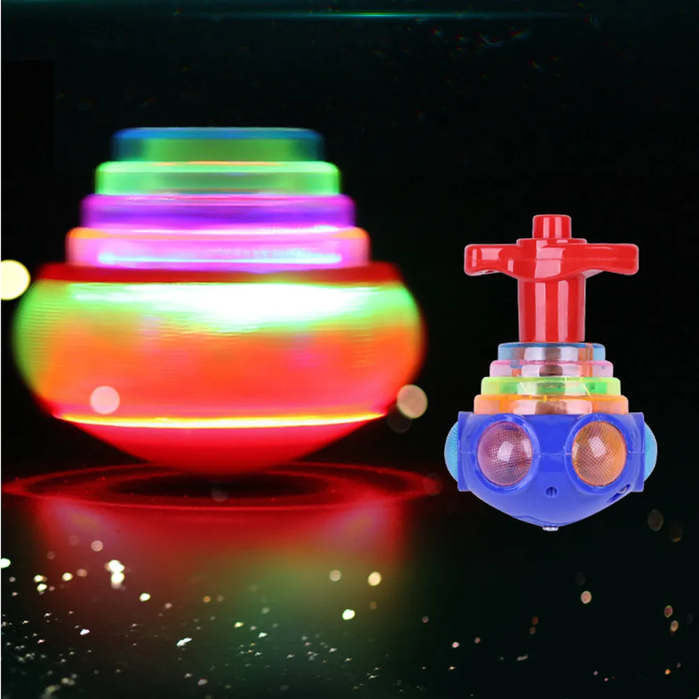 Детский Пластиковый Забавный светодиодный светильник крошечная игрушка подарок для снятия стресса Gyroscop игрушка подарок на день рождения случайный#20