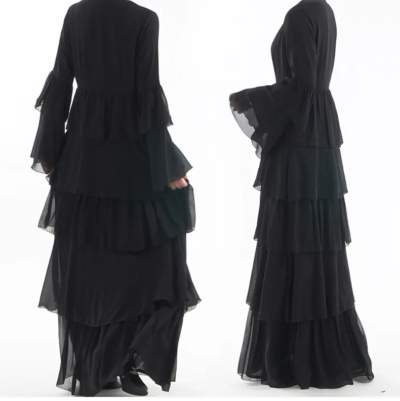 Новая мода мусульманский Банкетный кардиган abaya полное платье кимоно длинные халаты Туника Jubah катфан Ближний Восток Арабский исламский