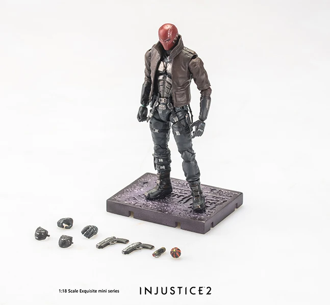 Коллекционная 1/18 INJUSTICE 2 невыразимый Alliance 2 LD0033 красная крышка головы D0034 болотная вещь мини кукла Ation фигурка модель - Цвет: LD0033