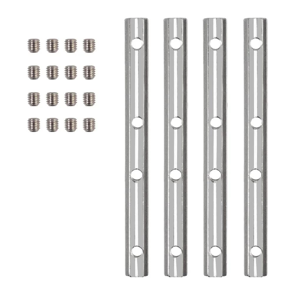 Neoteck 4 Pcs 3030 180 Degree Aluminium Extrusion Profile Straight Joint Inside Connector