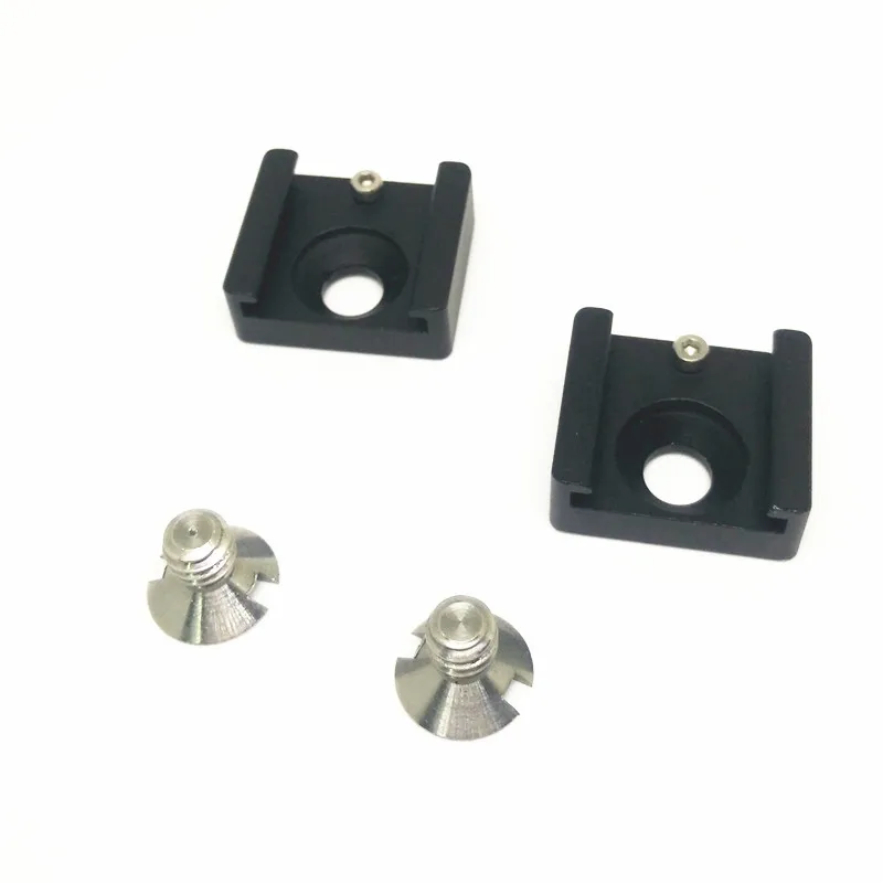  Aluminum alloy Hot Shoe Mount Adapter with 14 for Umbrella Holder Flash Bracket Wireless Trigger (4)