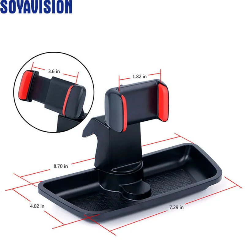 

Car-styling Interior Red Multi-Mount Phone Bracket Auto Accessories Mobilephone GPS Kit For Jeep Wrangler JK 2012-2017 Parts