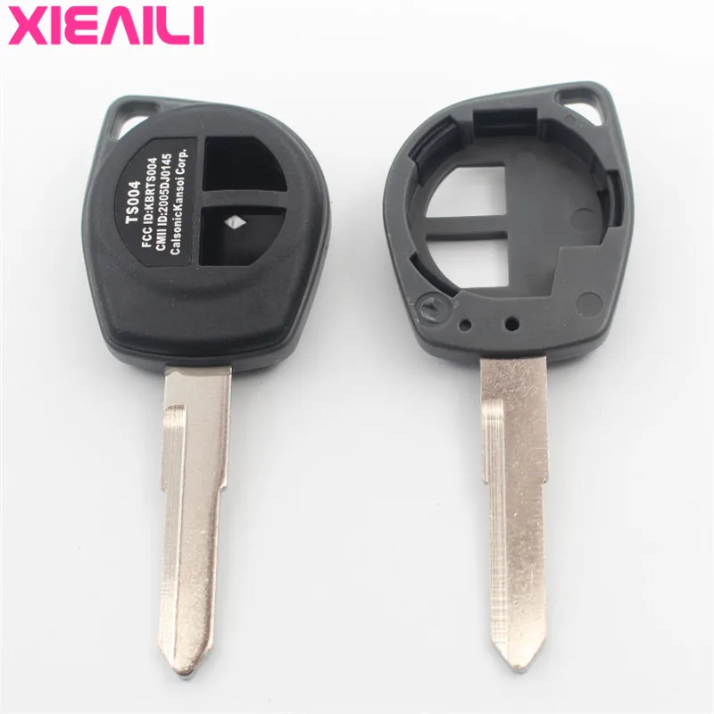 XIEAILI 10 шт. 2 кнопки ретранслятор дистанционный ключ чехол для Suzuki Swift/SX4/Alto/Ignis/Vauxhall