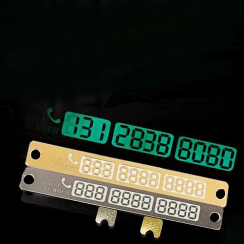 

Luminous Temporary Parking Card With For Land Rover LR2 LR3 Range Rover Sport Defender Discovery Freelander Range Rover Evoque