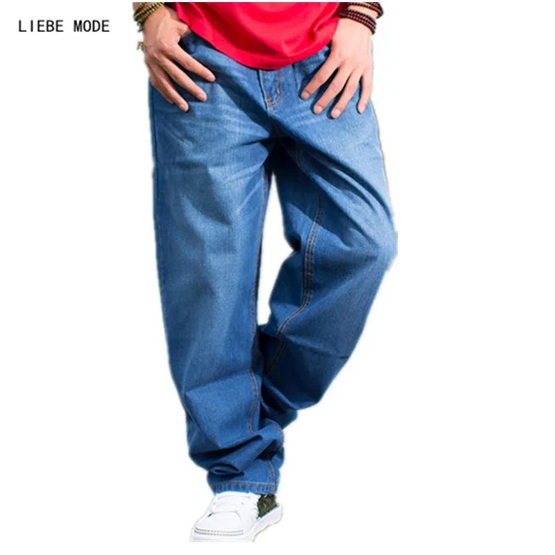 baggy straight leg jeans