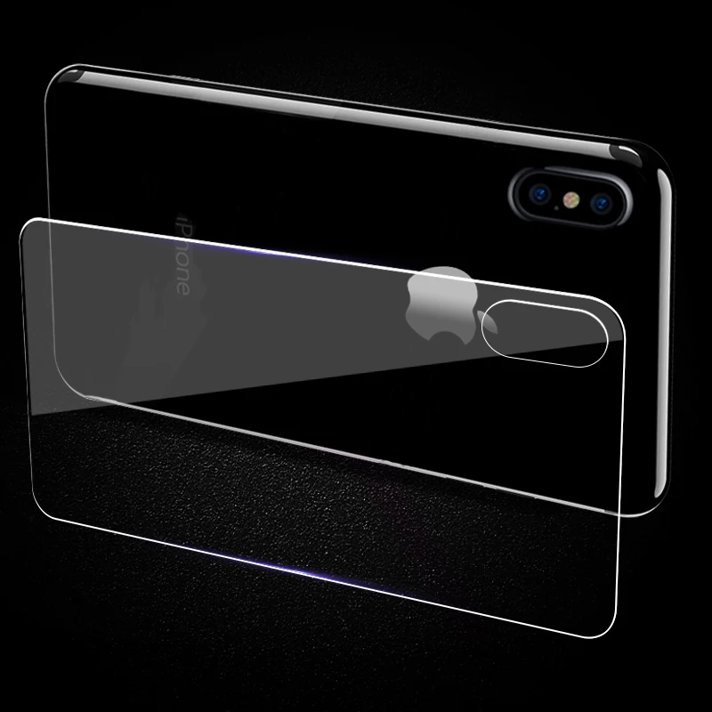 2.5D 0,3 мм переднее и заднее закаленное стекло для iPhone на Xs 6 6S 7 8 Plus 5 5S SE XR XS Max Защита от царапин заднее защитное стекло пленка