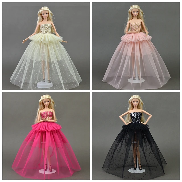 Bhagat Infotech Barbie handmade Gown Doll Dress And Accessories  (multicolor) (Doll not include) pack of-1 - Barbie handmade Gown Doll Dress  And Accessories (multicolor) (Doll not include) pack of-1 . Buy Doll