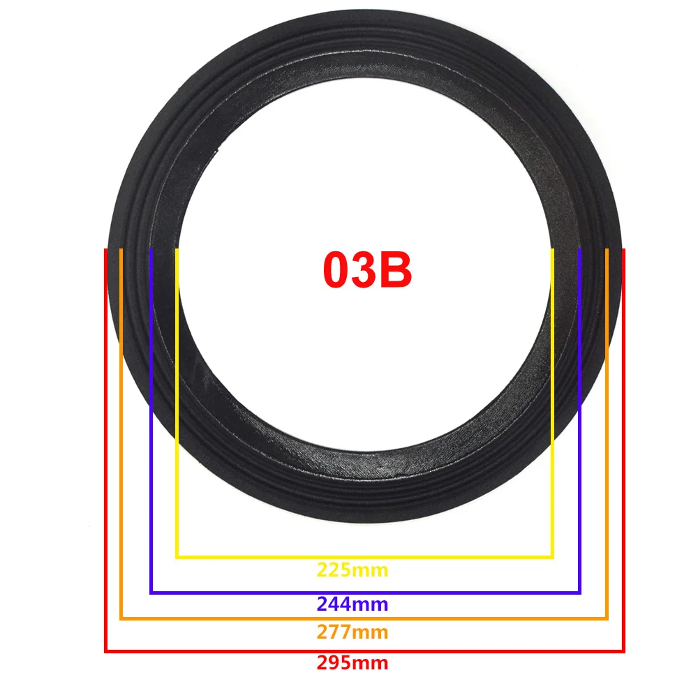 12 дюймов динамик окружает НЧ-динамик ремонт складное кольцо край сабвуфер DIY Ремонтный комплект аксессуары J BL динамик подвеска - Цвет: 03B