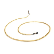 Reading Glasses Chain Holder Fashion Sunglasses Simple Men Neck Metal Strap Gold High Quality Glasses Chain metal paint sunglasses sweater chain
