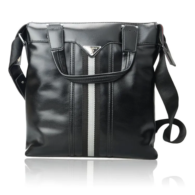 8916-2 Fashionable PU Leather Messenger Bag Handbag Black | Багаж и сумки