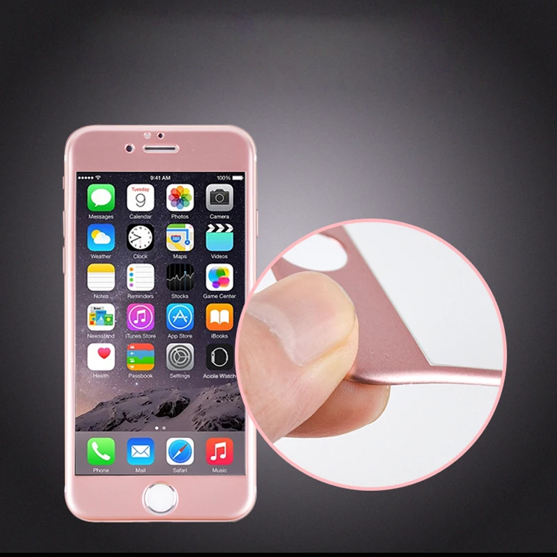 3D Curved Matte Tempered Glass For iPhone 6 6s Premium Real 9H Carbon Fiber Film Full Screen Covered Protector