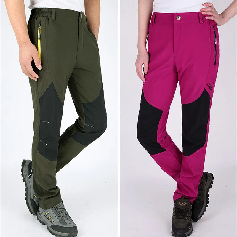 Pantalones de invierno súper elásticos para mujer, pantalones de senderismo, pesca, Camping, impermeables, de secado rápido, 2018 nuevos pantalones de senderismo M 5XL Pantalones de invierno súper elásticos para mujer, pantalones de senderismo, pesca, Camping, impermeables, de secado rápido, 2018 nuevos pantalones de senderismo M 5XL