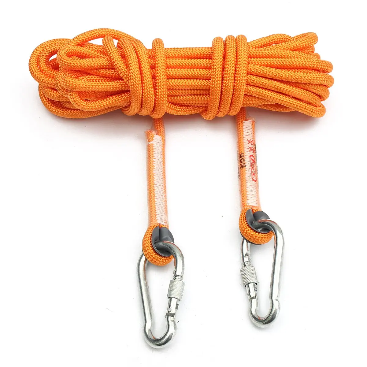 9 5mm 10m 10M Safety Auxiliary Rope paracord Climbing Protection Rope Outdoor Rescue with Gear Carabiner