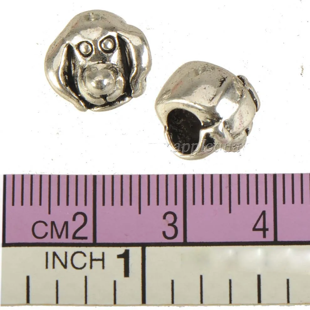Animal Beads Charms European Bracelets Handicraft DIY Dog Best Friend